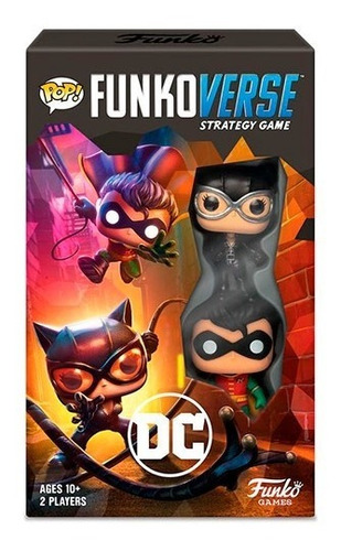 Funko Verse Juego De Estrategia Dc Robin & Catwoman