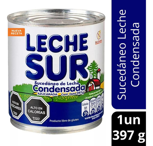 Pack 5 Sucedáneo De Leche Condensada Leche Sur Lata 397g