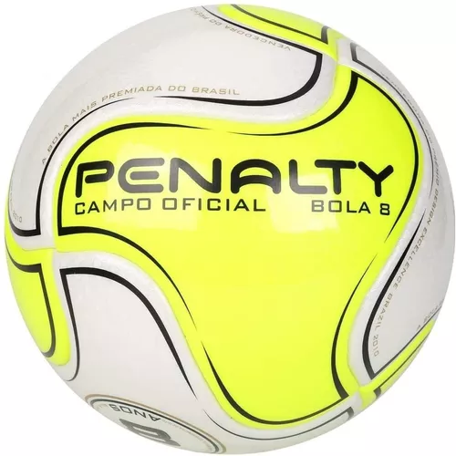 Bola Futebol Campo Penalty Bola 8 X Amarela