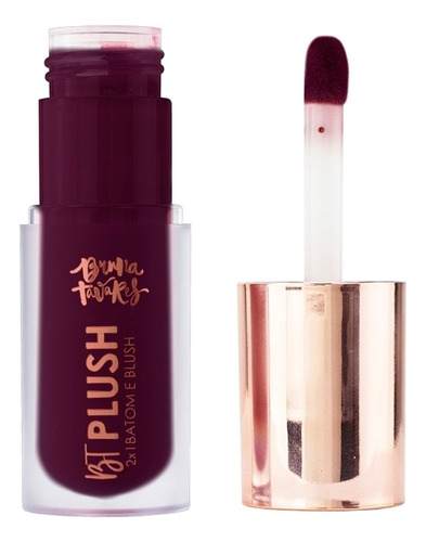 Imagem 4 de 4 de Bt Plush Plum Bruna Tavares - Batom E Blush