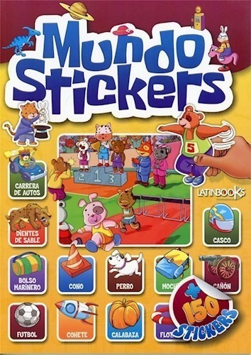 Libro Mundo Stickers - Tapa Amarilla 