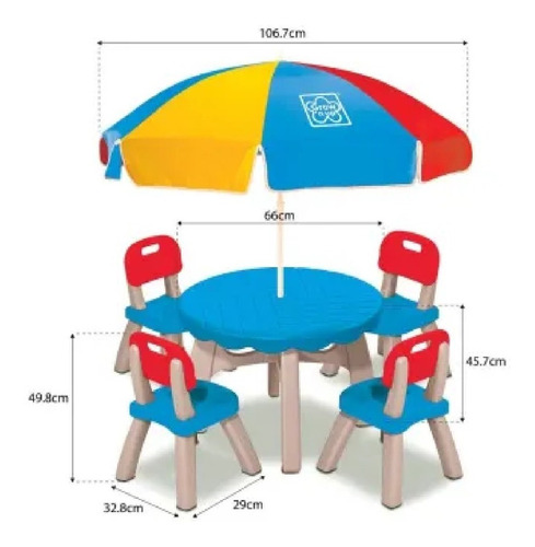 Set De Patio Infantil, Grow'n Up Summer Msi