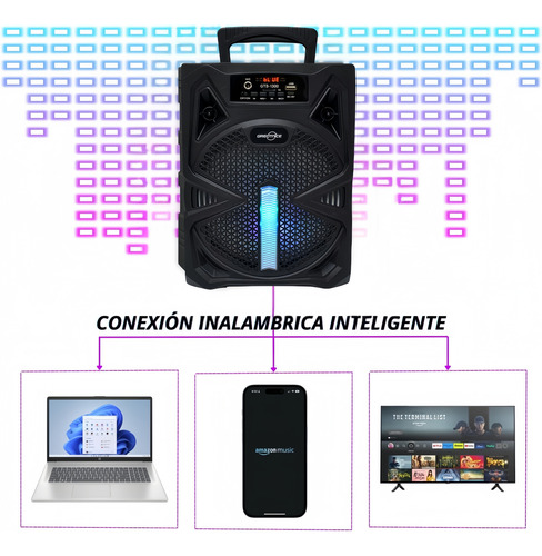 Bafle Amplificado 8 Select Sound Hero Tws Bluetooth 2500w