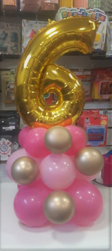Imagem 10 de 10 de Balões Gás Hélio Bexigas Personalizadas Arranjos Delivery