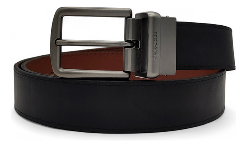 Cinturón Coach Reversible Doble Vista Unisex Troquelado