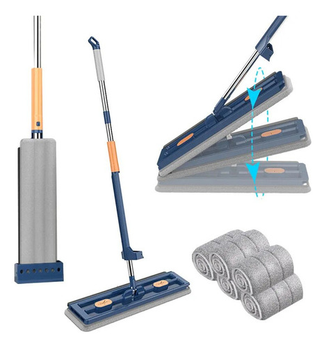 R Fregona Grande De Microfibra Plana L De 42 Cm Con 4