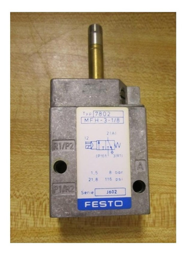 Electrovalvula Festo (original) 7802 Mfh-3-1/8 Nueva!