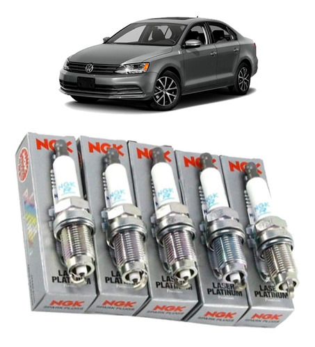 Kit Bujias Vento 2.5 (pzfr5j-11) Punta Platino X5