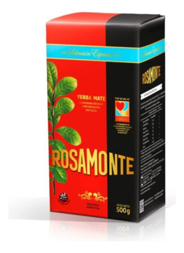 Pack X12 Yerba Mate Paquete 500 Gr Rosamonte Especial