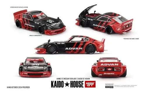 Kaido House 1:64 Nissan Fairlady Z Kaido Gt Advan #172 | MercadoLivre