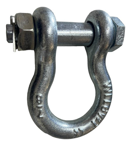 Mosquetao Manilha Curva Anilha Gancho Pino Alloy 7/8 6,5 Ton