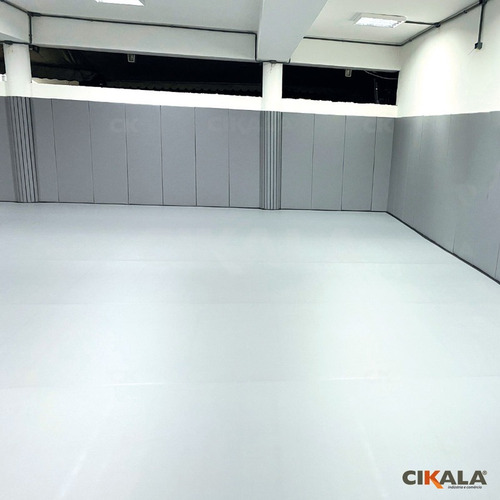 Lona Tatame Ck750 Micras Emborrachada Branca Octógono 9x8m