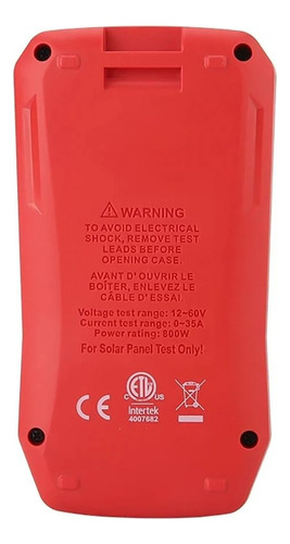 Multimeter Solares Panels Uni-t Ut673pv Mppt