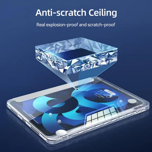 Funda Transparente Con Rotación De 360° Para Tableta 10.2 7/