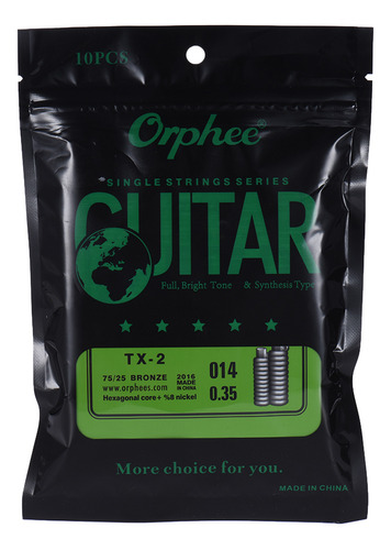 Cuerdas De Repuesto Orphee Core String Extra Bronze Phosphor