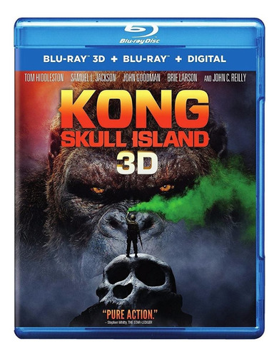 Blu-ray Kong Skull Island / La Isla Calavera (2017) 3d + 2d