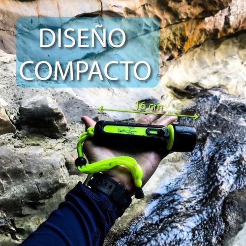 Lámpara de Buceo Acuática Resistente a Golpes, Sumergible a Profundidades de hasta 100 Metros, Lampara De Mano Acuática Sumergible 3000 Lms Buceo,Lámpara Acuática Sumergible,para Acampar Lampara