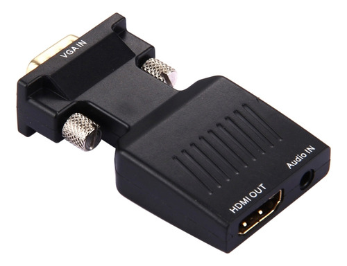 Hd Vga To Hdmi + Audio Video Output Converter Adapter