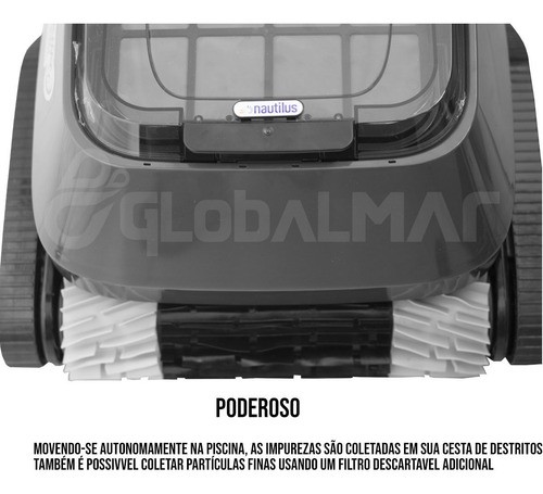 Robô De Manutenção Para Piscinas Aspira Max 7320 Nautilus