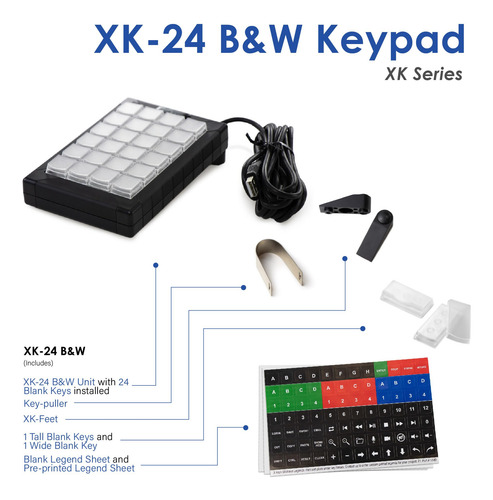 Teclados Y Keypads Programables Usb X-keys (24 Teclas,