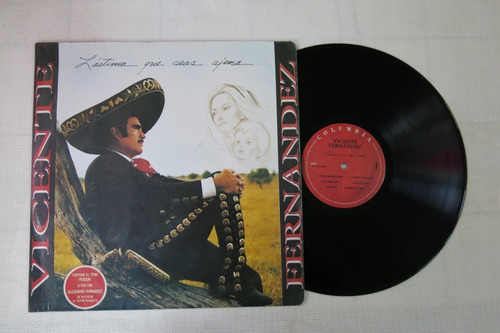 Vinyl Vinilo Lp Acetato Vicente Fernandez Lastima Que Seas A