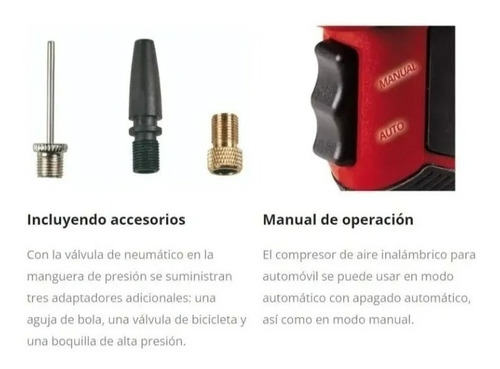 Imagen 9 de 11 de Compresor Manual Inalambrico Einhell Ce-cc 18 Li Solo