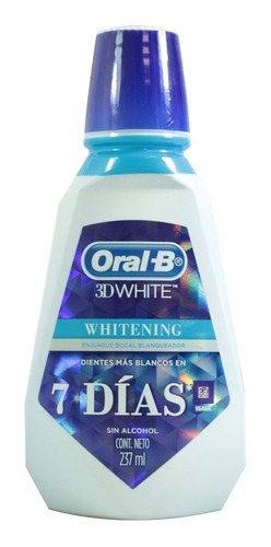 Enjuague Bucal Oral B 3d White Rinse 237 Ml