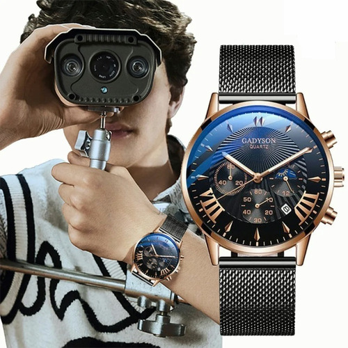 Reloj De Caballero De Lujo Elegante Moda Nuevo Hombre