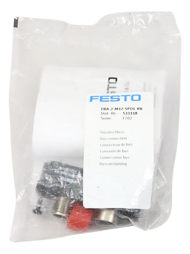Festo Fba-2-m12-5pol-rk Conexion De Bus 533118 Para Valvulas