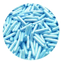 Comprar Sprinkles Rods Bastones Celeste Nacarado Comestibles 50gr 