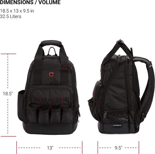 Mochila Swissgear 2767 Urbana 32L Negra.