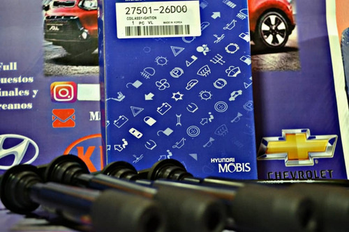 Juego Cable Bujias Hyundai Elantra - Getz 1.6 Original 22v