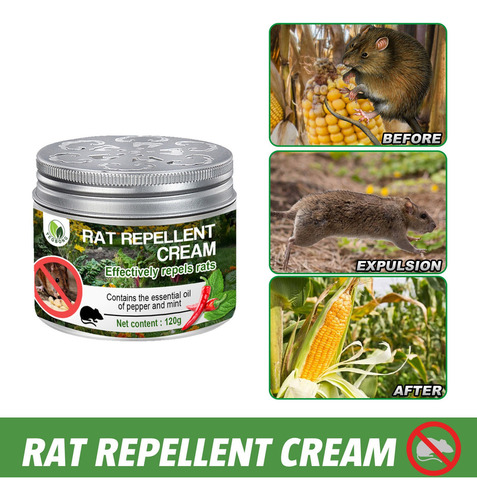 Nuevo Crema Repelente For Ratones Que Mantiene Alejados A