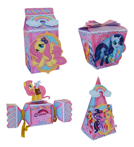 Kit 40 Itens Festa Personalizada Lembrancinha My Little Pony