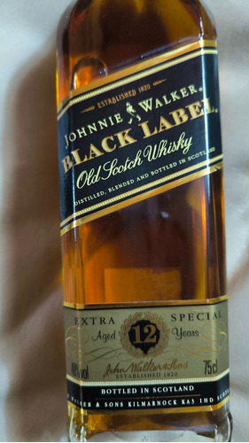Whisky Johnnie Walker Black Label Coleccion Años 80