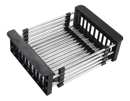 Imagen 5 de 8 de Escurridor Organizador De Lavaplatos Ajustable Acero