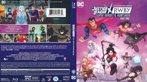 Justice League X Rwby Super Heroes And Huntsmen P2 Dc Bluray