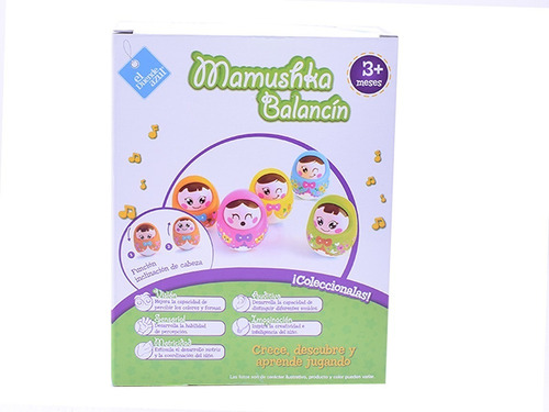 Mamushka Muñeco Balancin 20 Cm Para Bebe El Duende Azul Full
