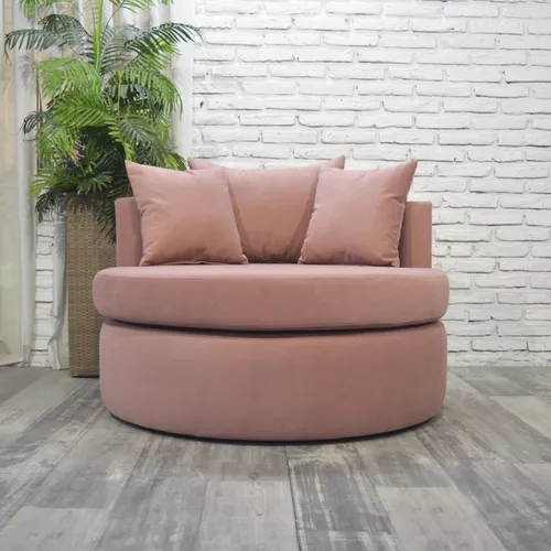 Sillon Individual Poltrona Butaca Redonda Moon