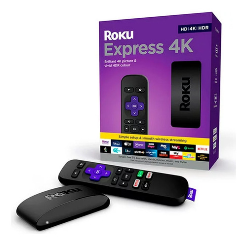 Reproductor De Streaming Roku Express 4k+ 3941r
