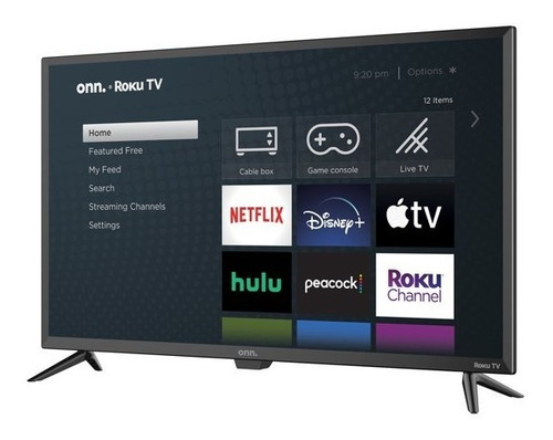 Imagen 2 de 4 de Pantalla Onn. 24 100012590 Class 720p Hd Led Roku Smart Tv