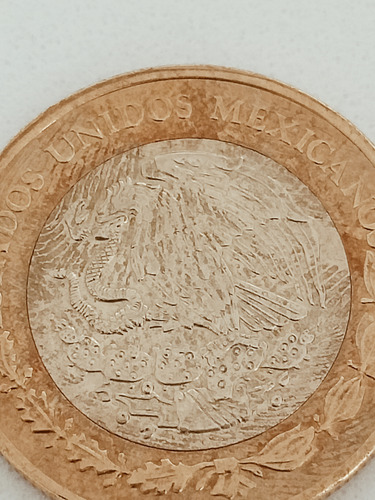 Moneda De $10.00 Año 2024 C/er Frente Al Aguila Tiene Alas