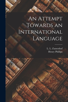 Libro An Attempt Towards An International Language - Zame...