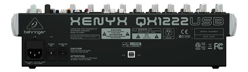Mesa De Som Xenyx Qx1222usb 12 Canais Behringer 100v/240v