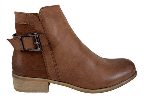 Botin Via Uno Color Camel 35 Al 40 Liquidacion 12082414