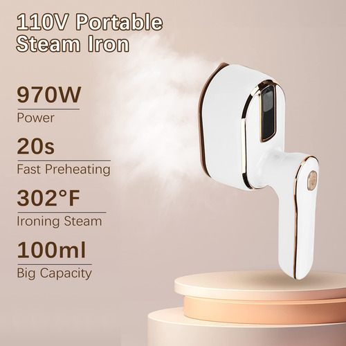 Vaporizador Portátil De Hierro Para Ropa Compacto Y Plegable