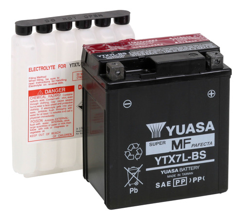 Yuasa Yuam327bs Ytx7lbs Bateria Bateria