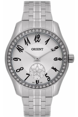 Relógio Orient Fbss0048 Aço Prata C/ Cristais