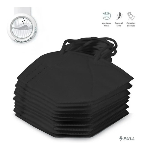 Imagen 2 de 8 de Cubrebocas Kn95 5 Capas Protección ¡súper Seguridad!