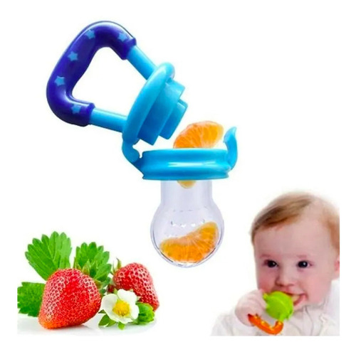 Chupón Para Bebé, Fruta Y Papilla, Con Seguro Y Tapa